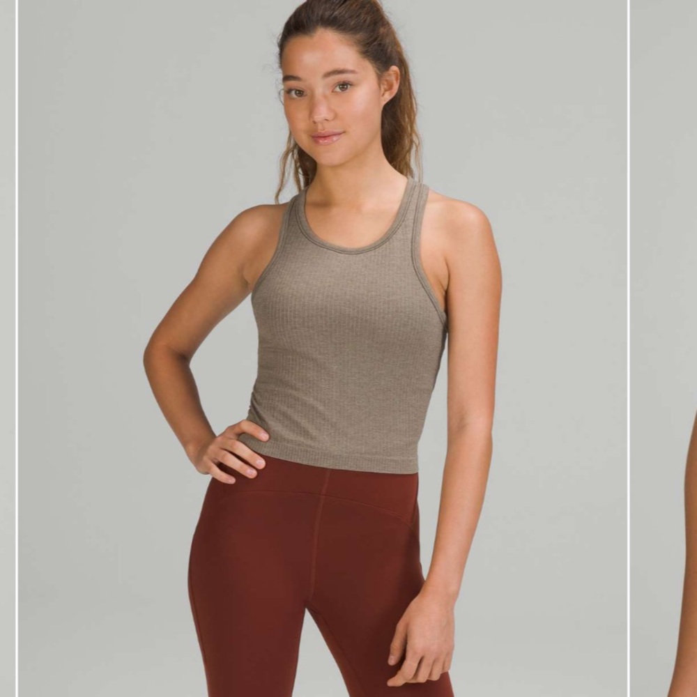 Ebb to Street Cropped Racerback Tank Top